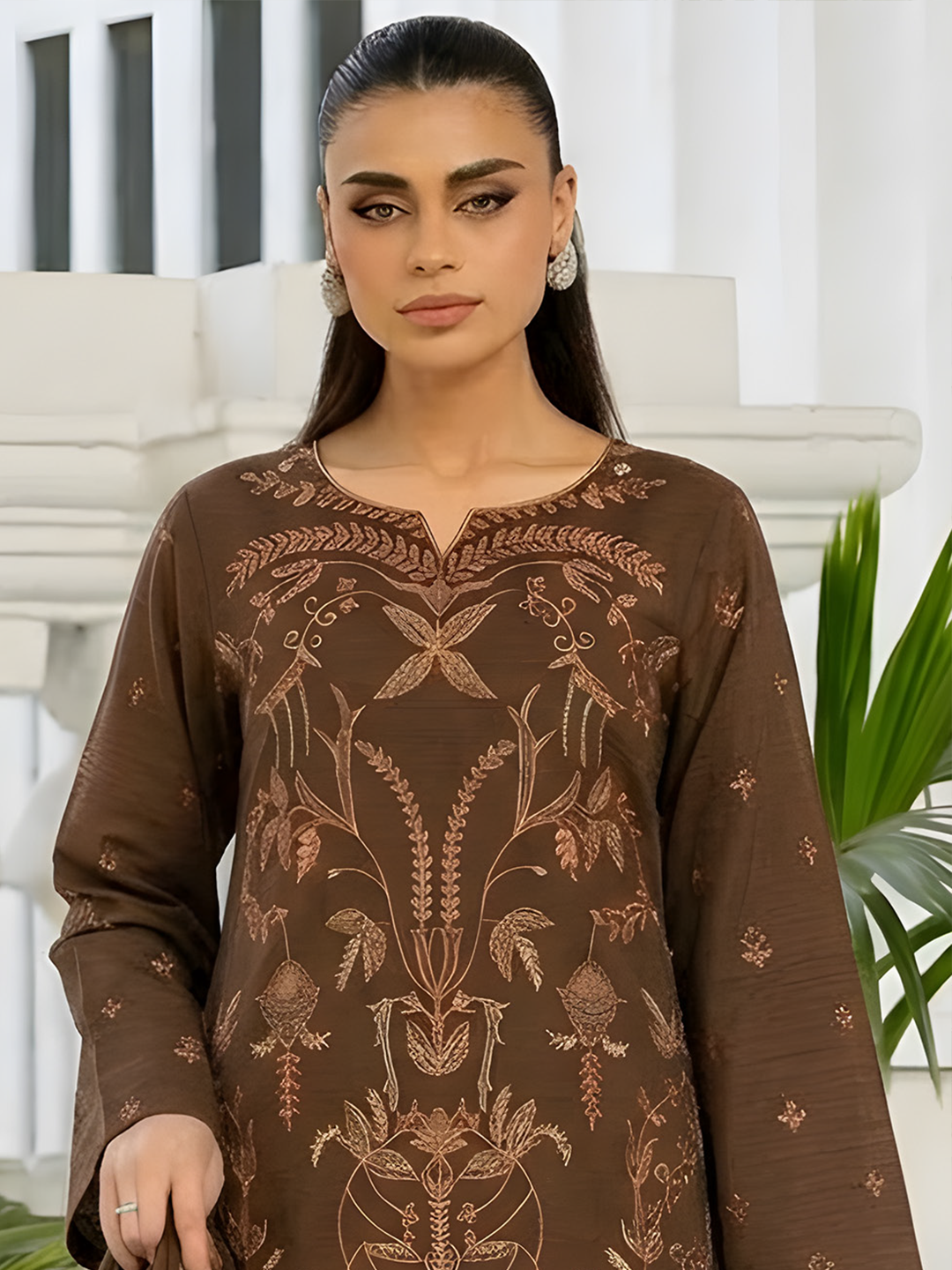 Shahpara - Doria Embroidered Lawn - 3PC Suit - D-01