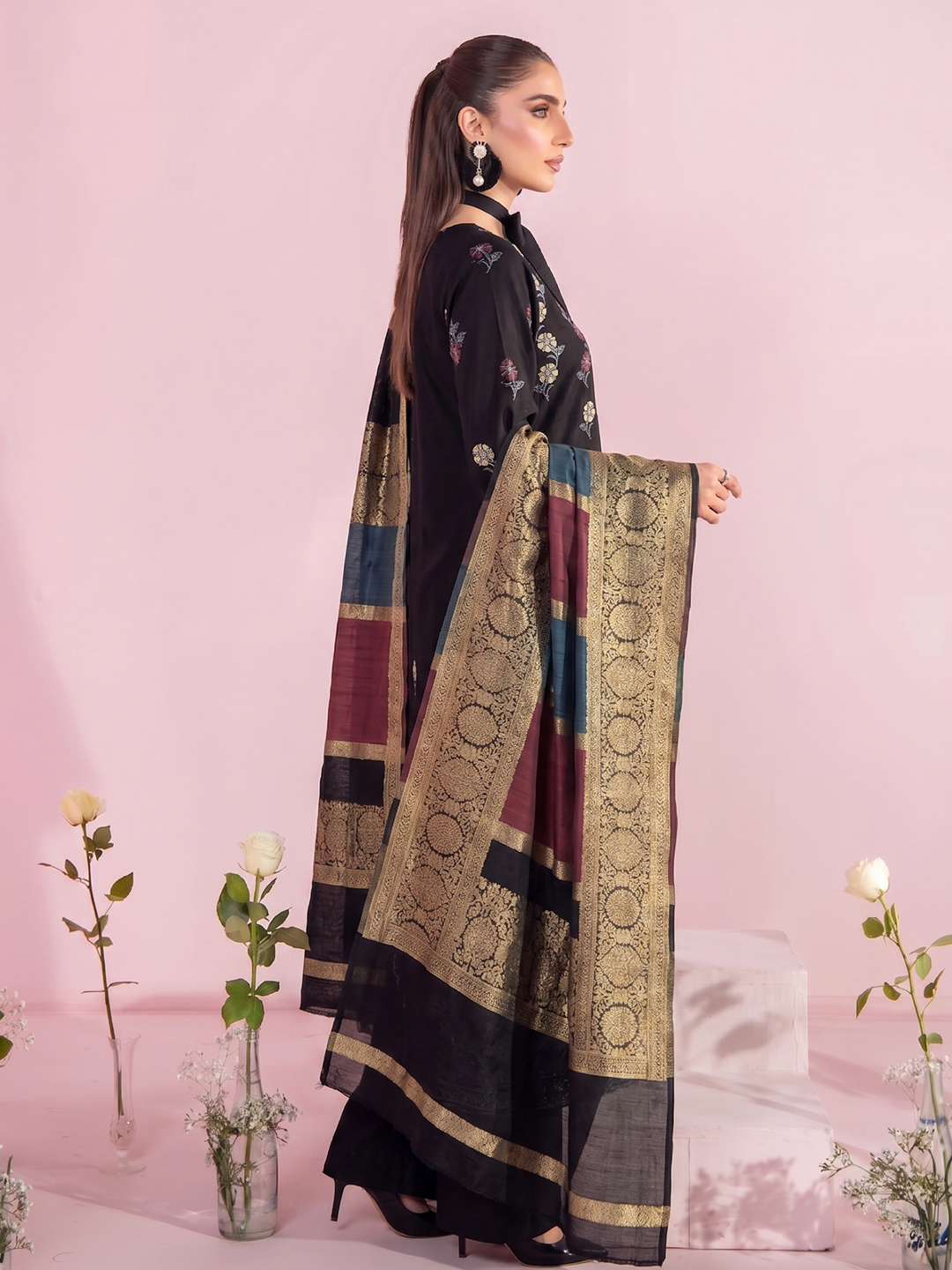 Rangeli - Premium Embroidered Lawn - 3PC Suit - D-03