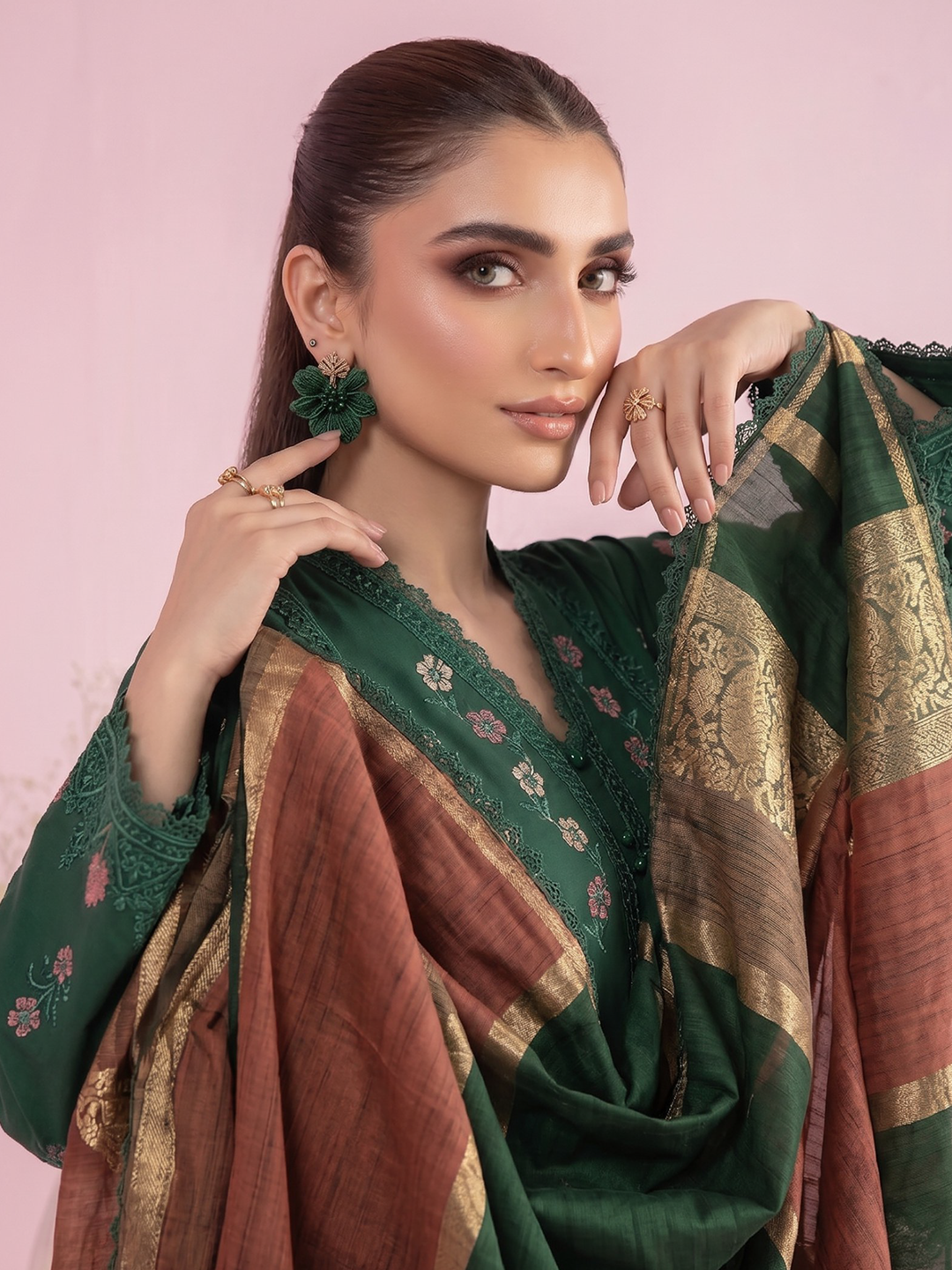 Rangeli - Premium Embroidered Lawn - 3PC Suit - D-05