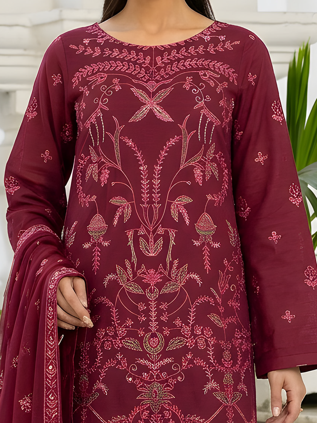 Shahpara - Doria Embroidered Lawn - 3PC Suit - D-03