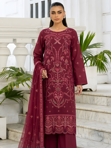 Shahpara - Doria Embroidered Lawn - 3PC Suit - D-03