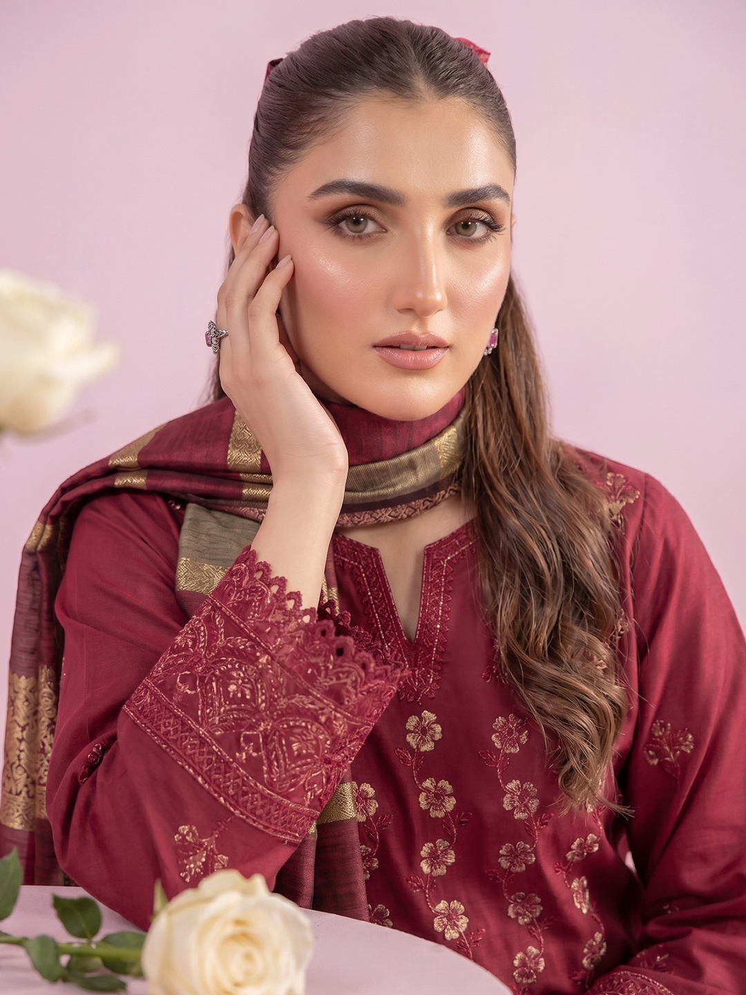 Rangeli - Premium Embroidered Lawn - 3PC Suit - D-04