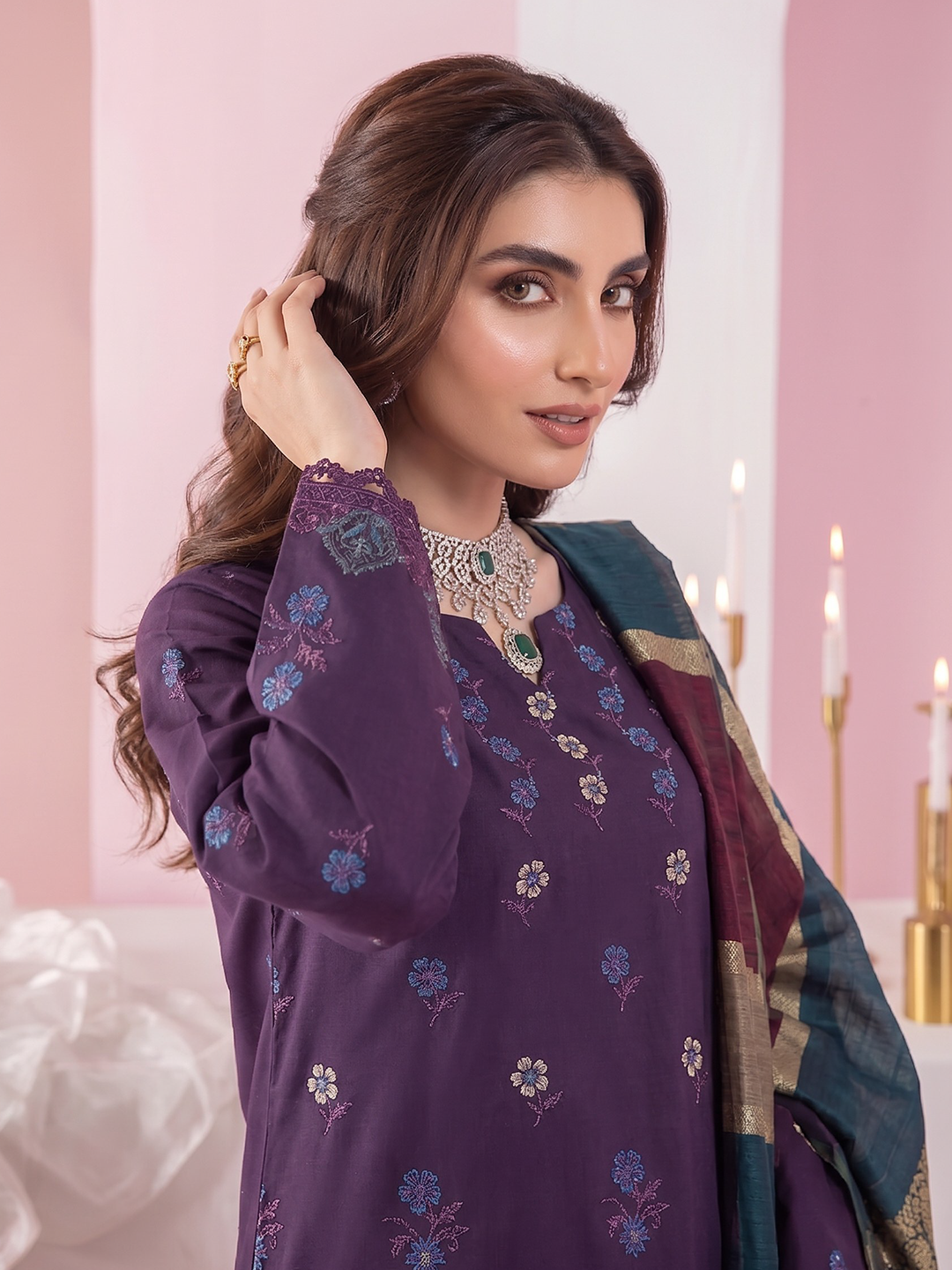 Rangeli - Premium Embroidered Lawn - 3PC Suit - D-06