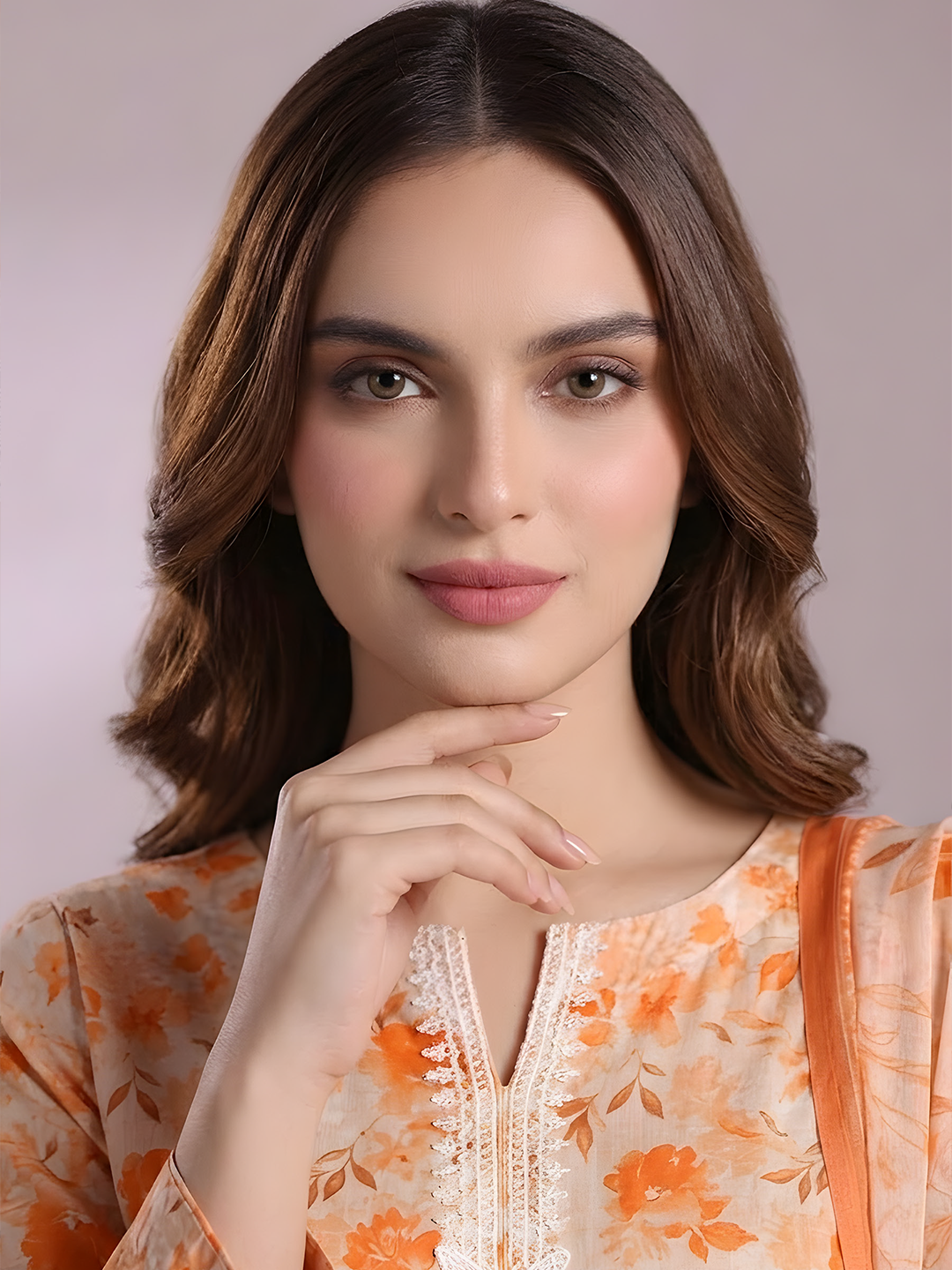 Titlee - Digital Embroidered Fancy Lawn - 3PC Suit - D-02