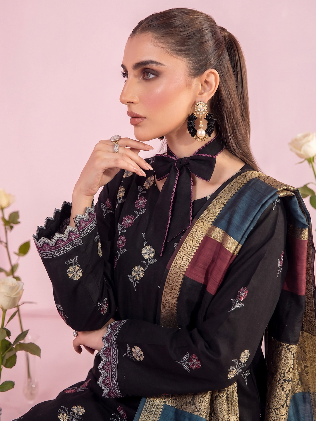 Rangeli - Premium Embroidered Lawn - 3PC Suit - D-03