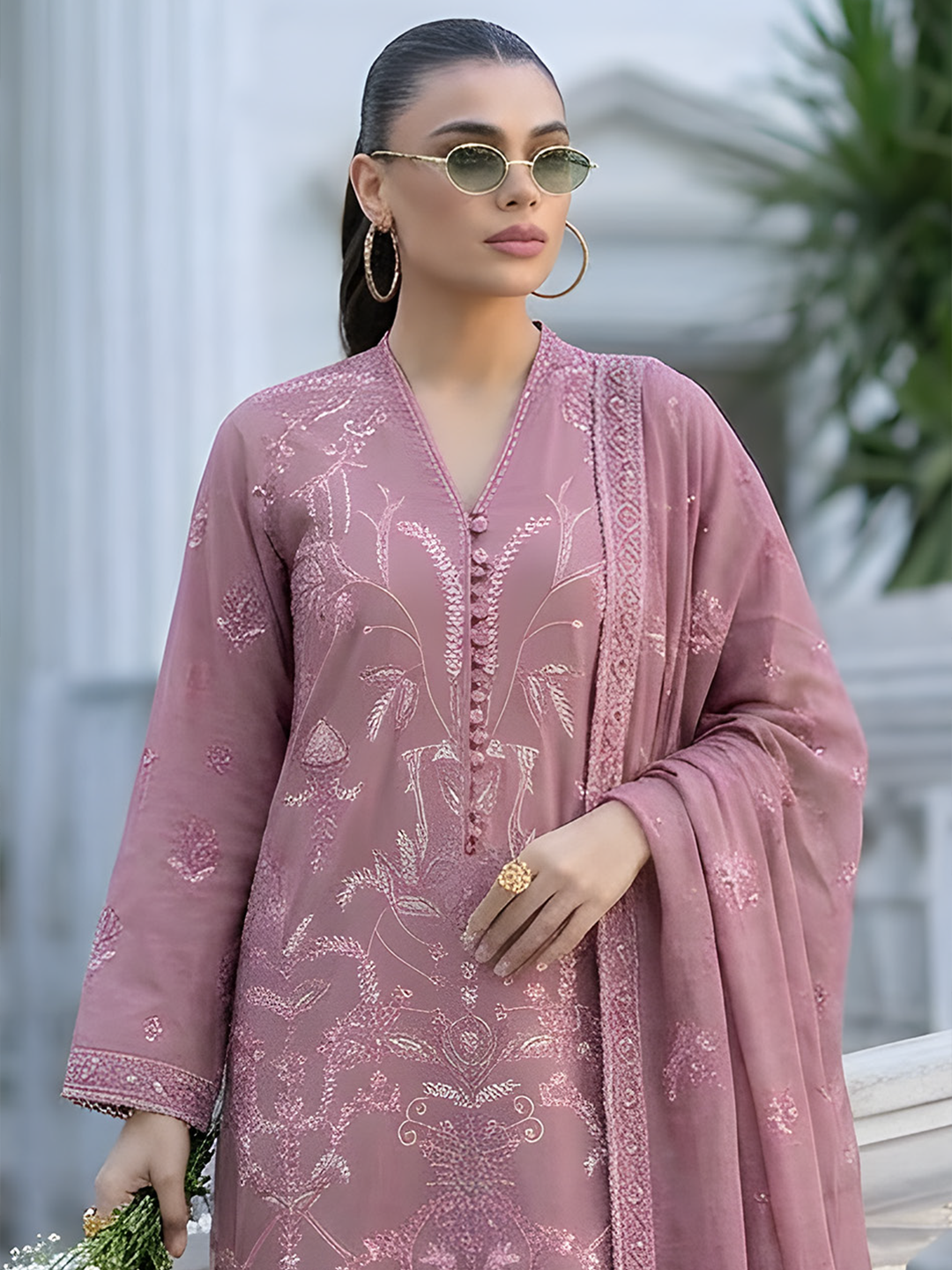 Shahpara - Doria Embroidered Lawn - 3PC Suit - D-04