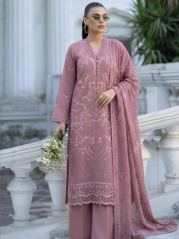 Shahpara - Doria Embroidered Lawn - 3PC Suit - D-04