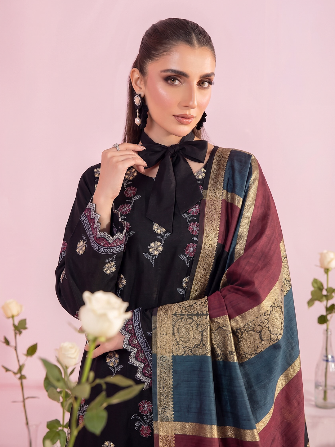 Rangeli - Premium Embroidered Lawn - 3PC Suit - D-03