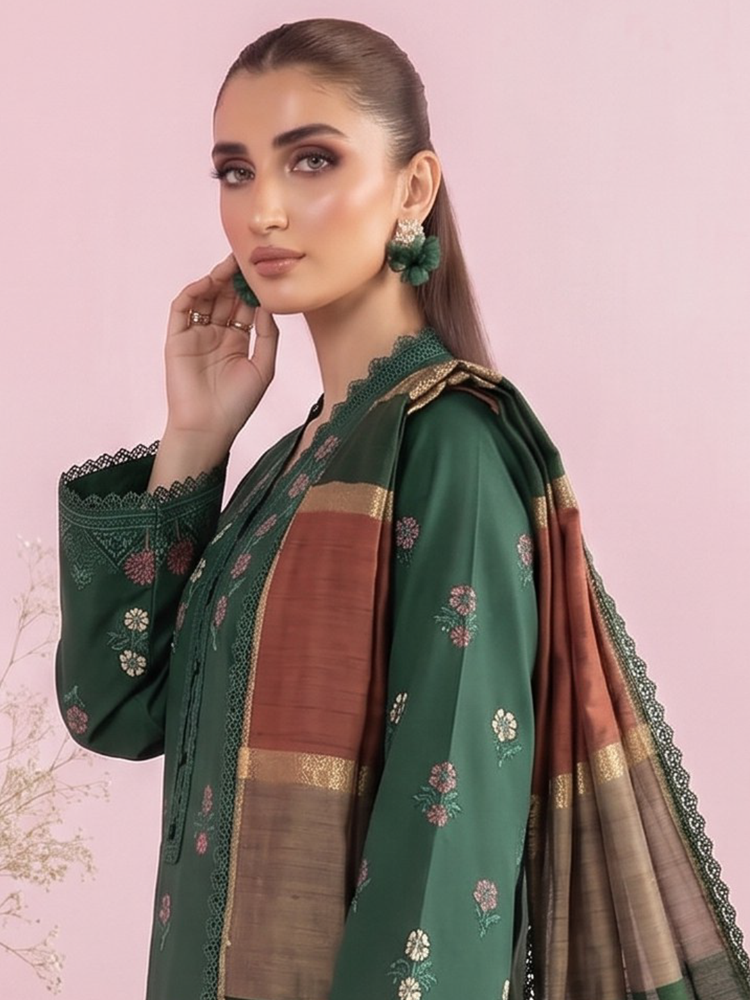 Rangeli - Premium Embroidered Lawn - 3PC Suit - D-05