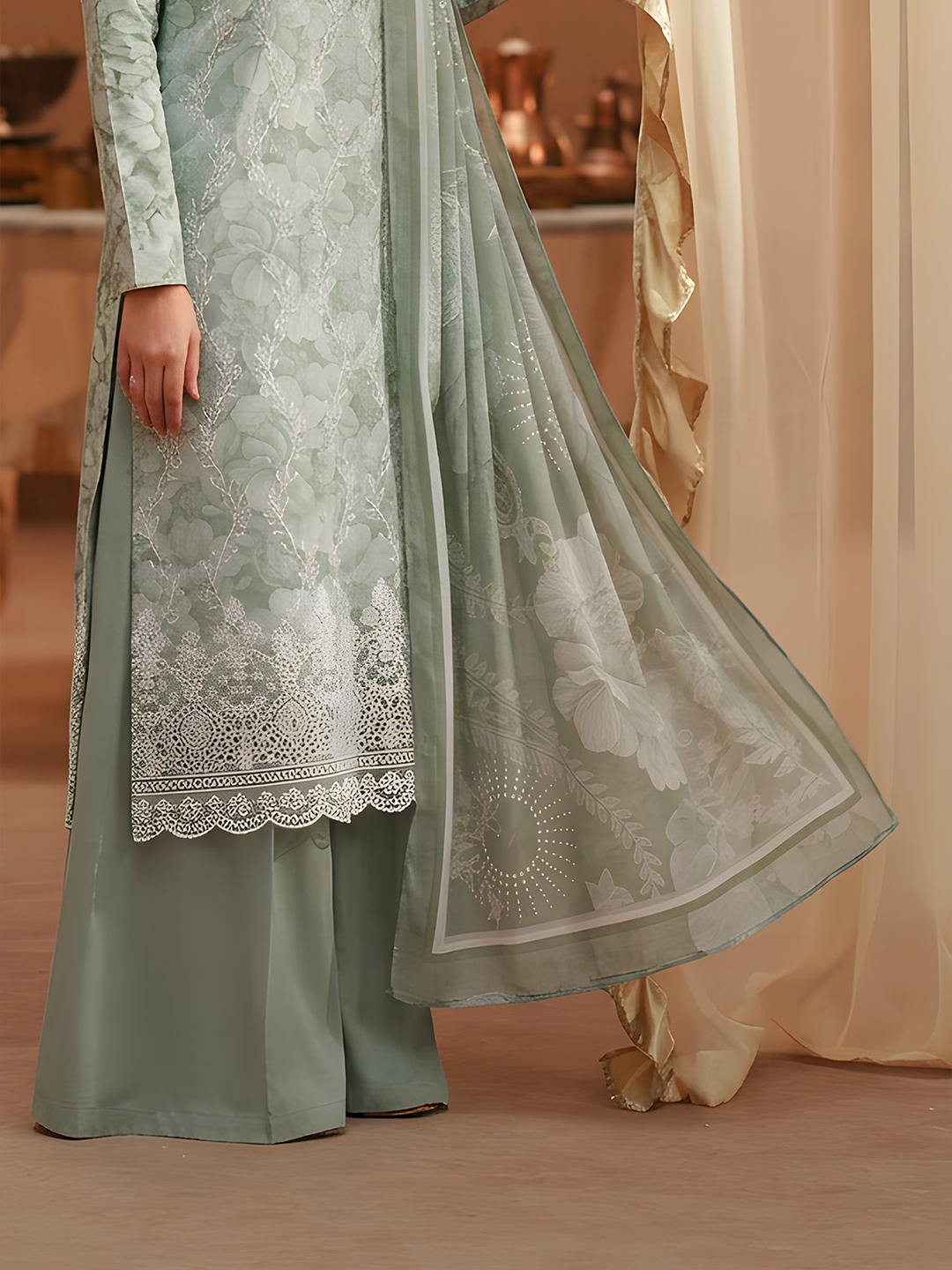Seerat Luxury Embroidered Lawn Collection – Full 10-Piece Premium Box